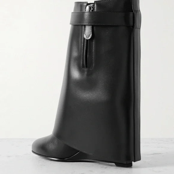 Givenchy Black Shark Boots - Picture 6 of 9